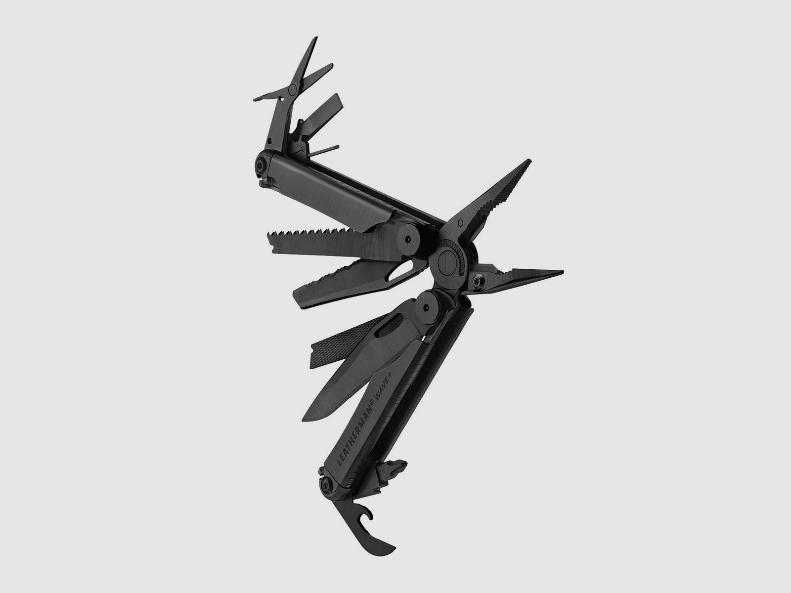 Leatherman WAVE + Black, Molle Holster, Schwarz