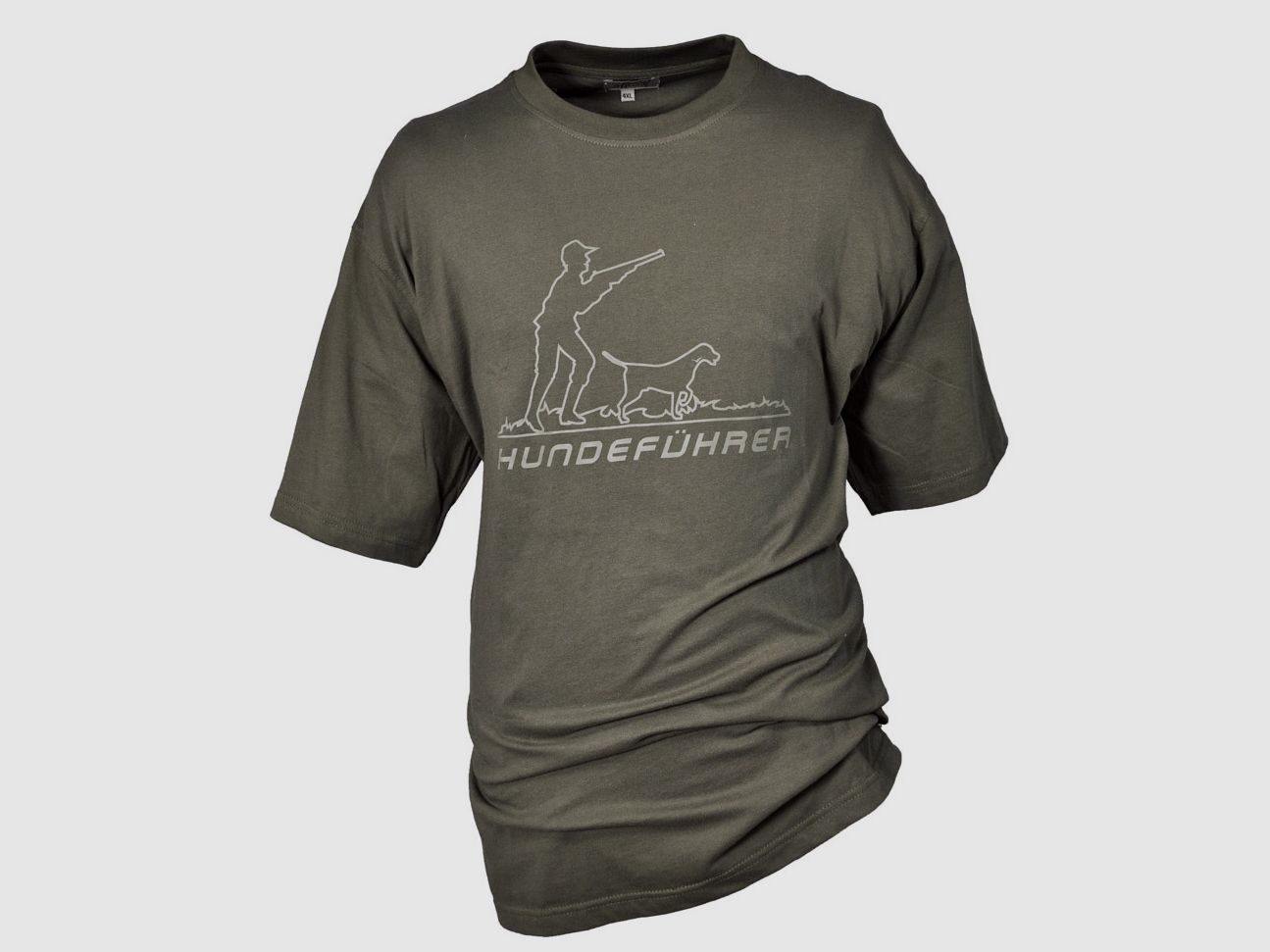 Hubertus T-Shirt Hundeführer Oliv