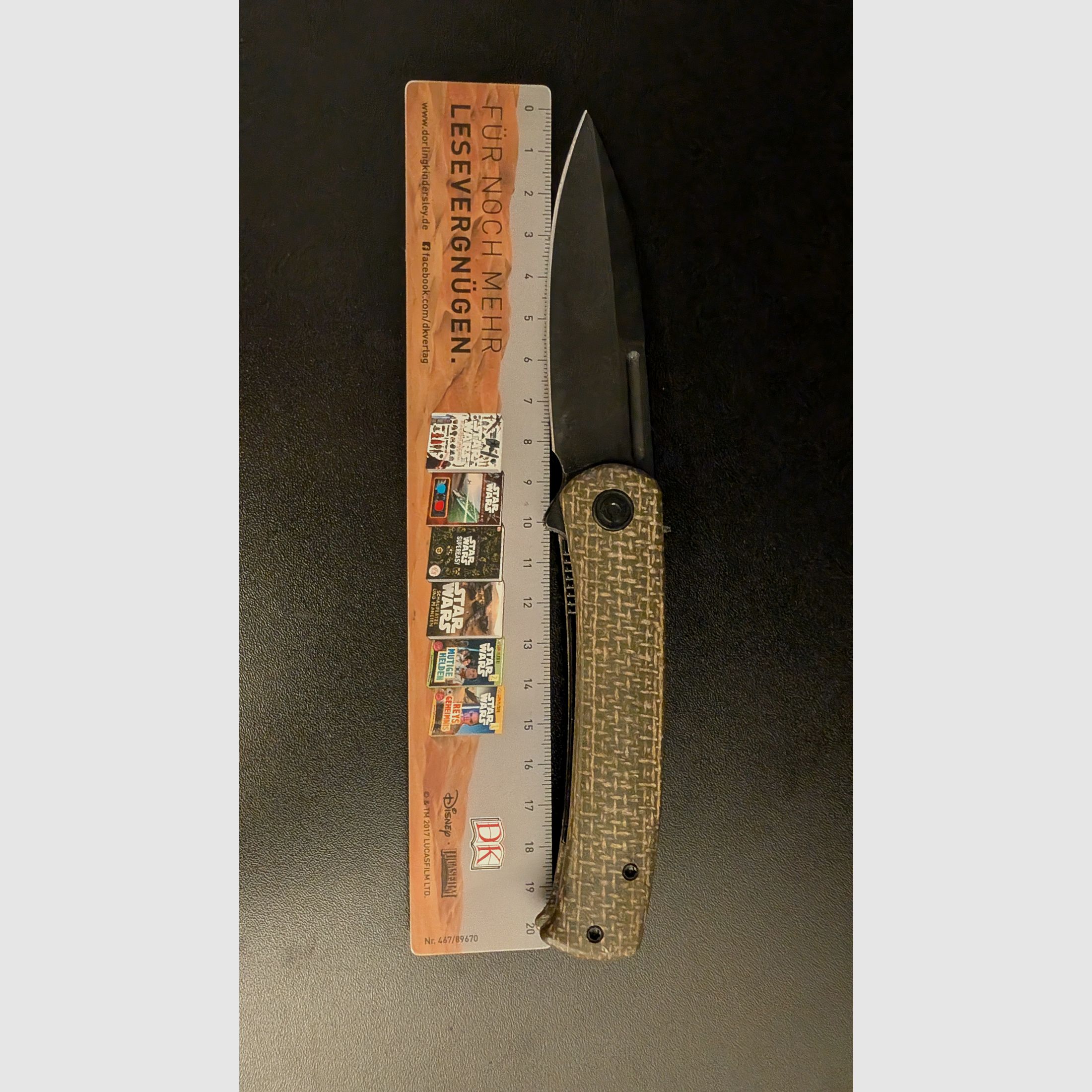 Civivi Cetos folding knife Micarta Stonewash