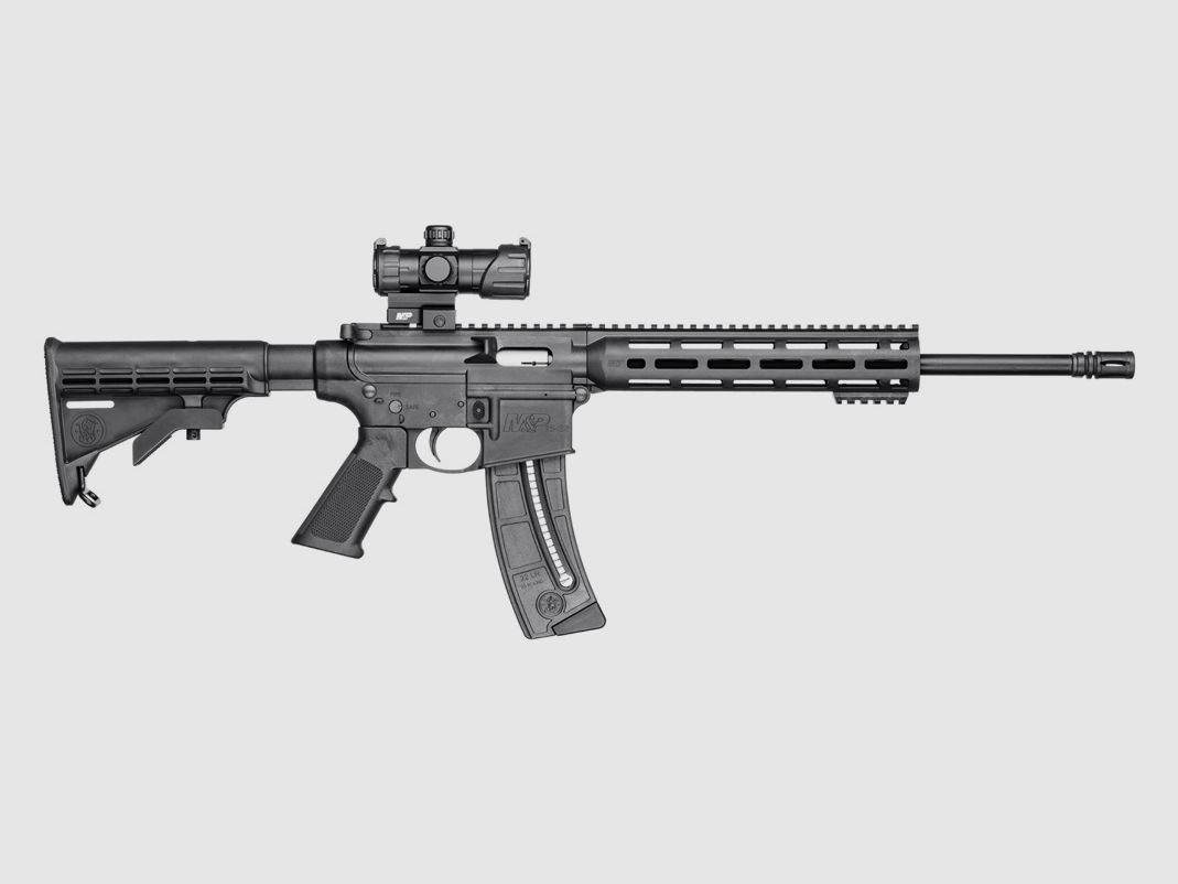 Fusil Smith & Wesson M&P15-22 Sport 16.5' .22Lr. c/S&W M&P-100 RED DOT, image 1 sur 4