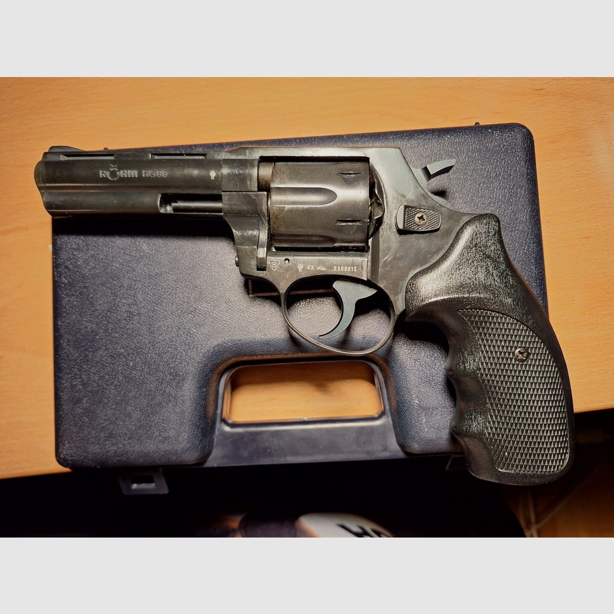 Röhm RG99 PTB 452 Schreckschussrevolver schwarz 9mm R.K.