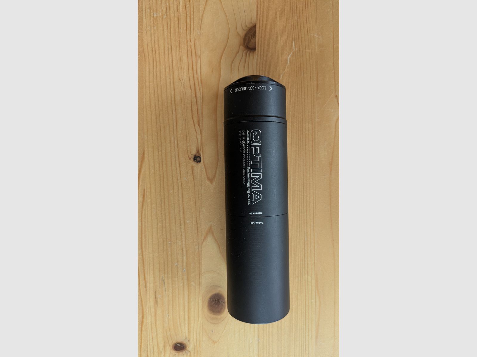 A-Tec Optima 45 Front Silencer – Caliber .30 – M15x1 – Very good condition