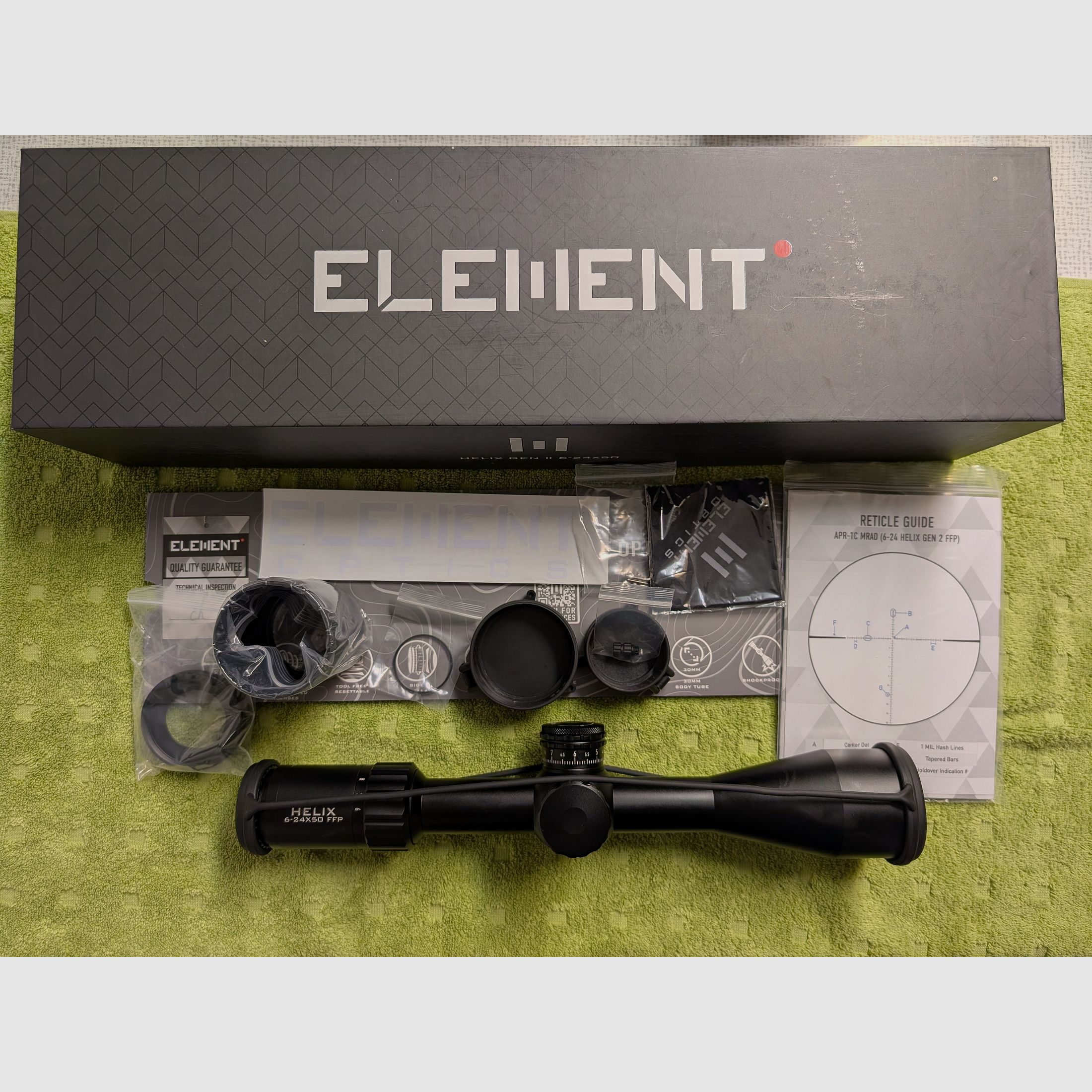 Element Optics Helix Gen2 6-24x50 FFP 
