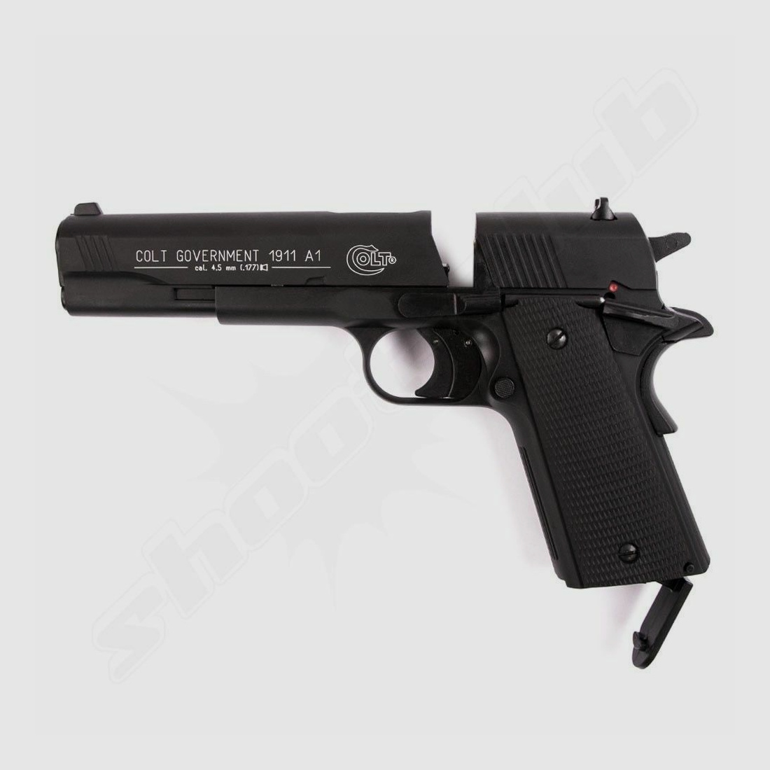 Colt	 Government 1911 A1 CO2 Pistole 4,5 mm - Set