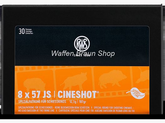 CINESHOT RWS 8X57 JS 12,1G 30ER