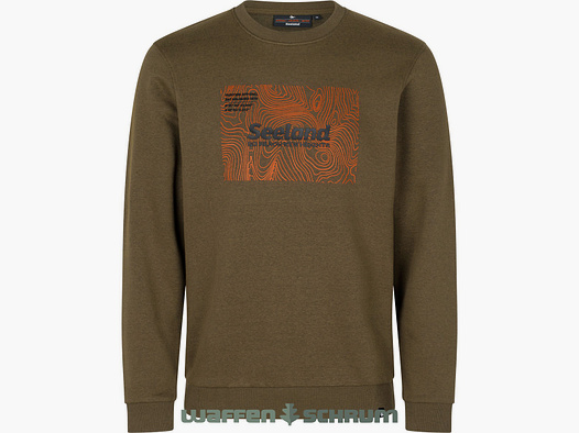 Seeland Sweatshirt Pulse Dark Olive Melange