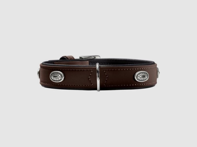Hunter Halsband Softie Stone Braun/Schwarz S-M (50)