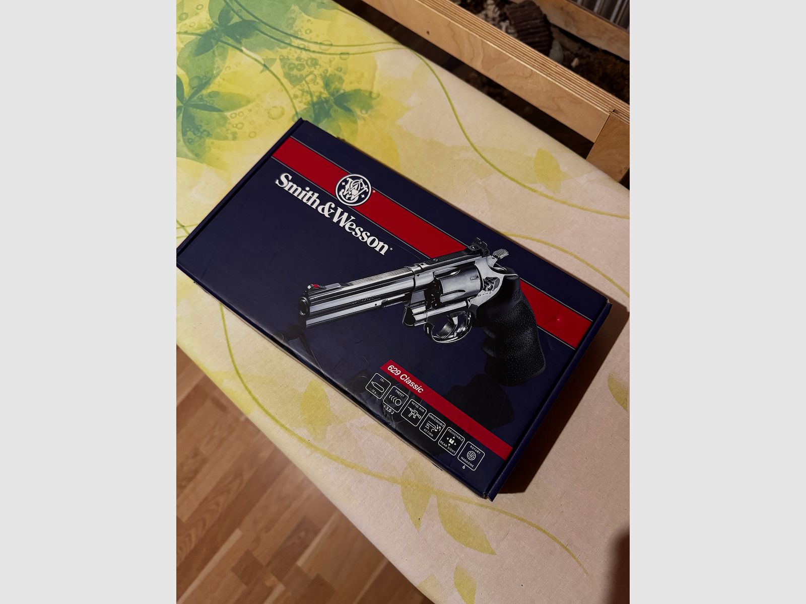 Smith & Wesson Mod. 629 Classic CO2 Revolver 5” Chrom 4,5mm VHB