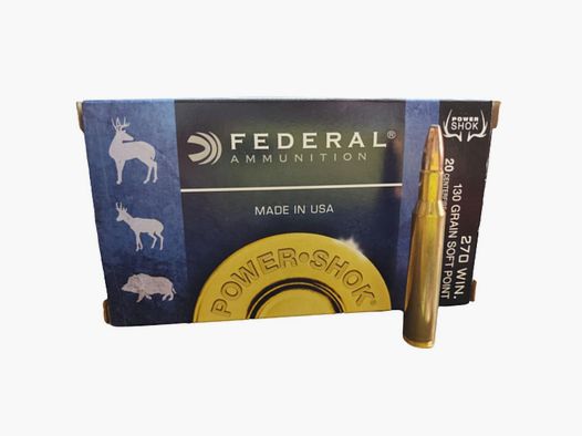Federal Ammunition - 270 WIN – 130 – 150 grains