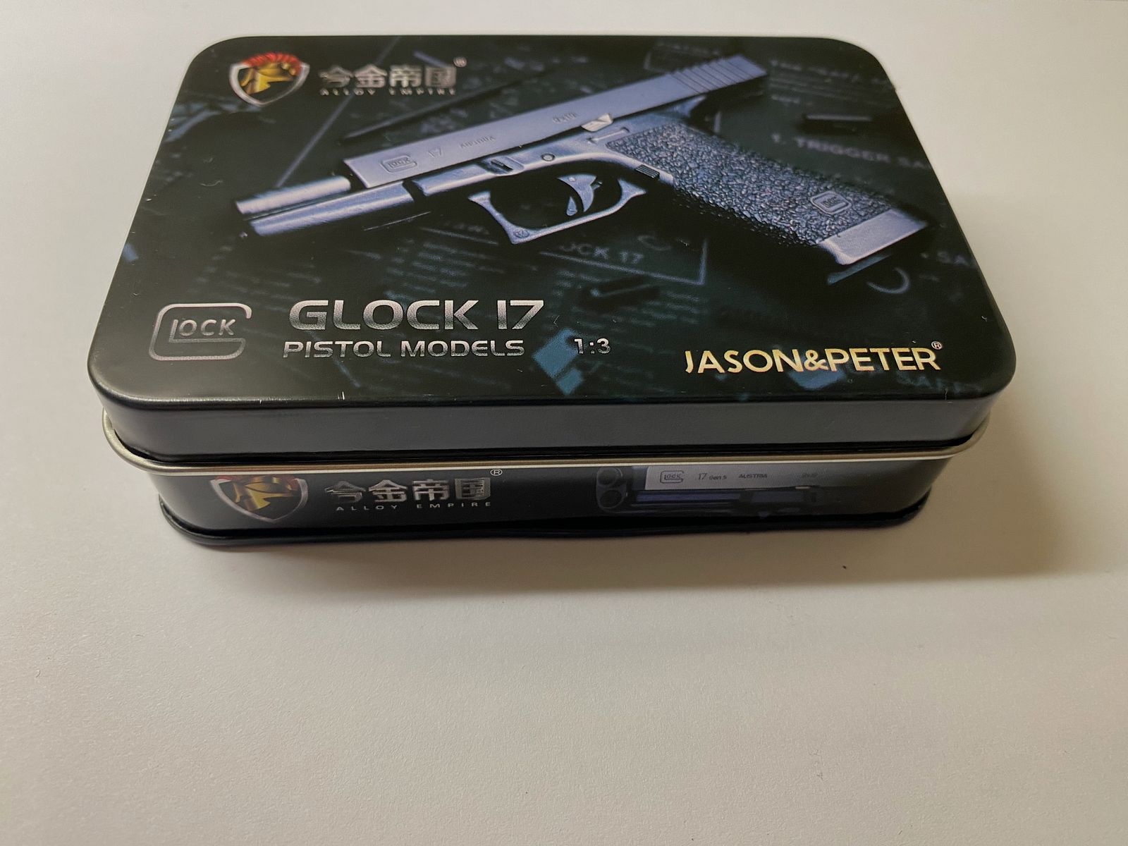 Glock 17 1:3 Mini Schlüsselanhänger mit Box