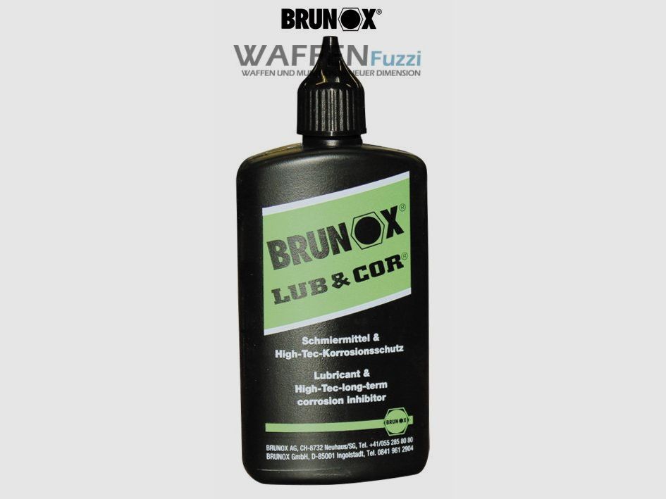 Brunox Lub & Cor High Tec Lubricant 100 ml Dropper Bottle