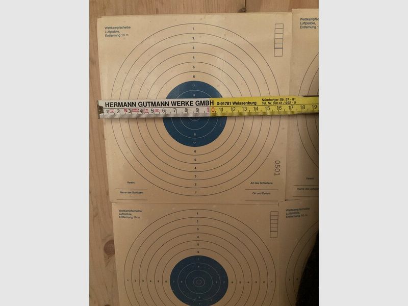 Luftpistolenscheiben 1000 Stück