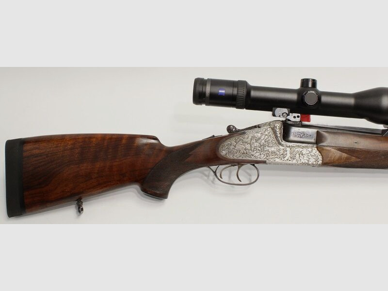 Heym mountain rifle Mod. 55 side lever with Zeiss HT 2.5-10x50