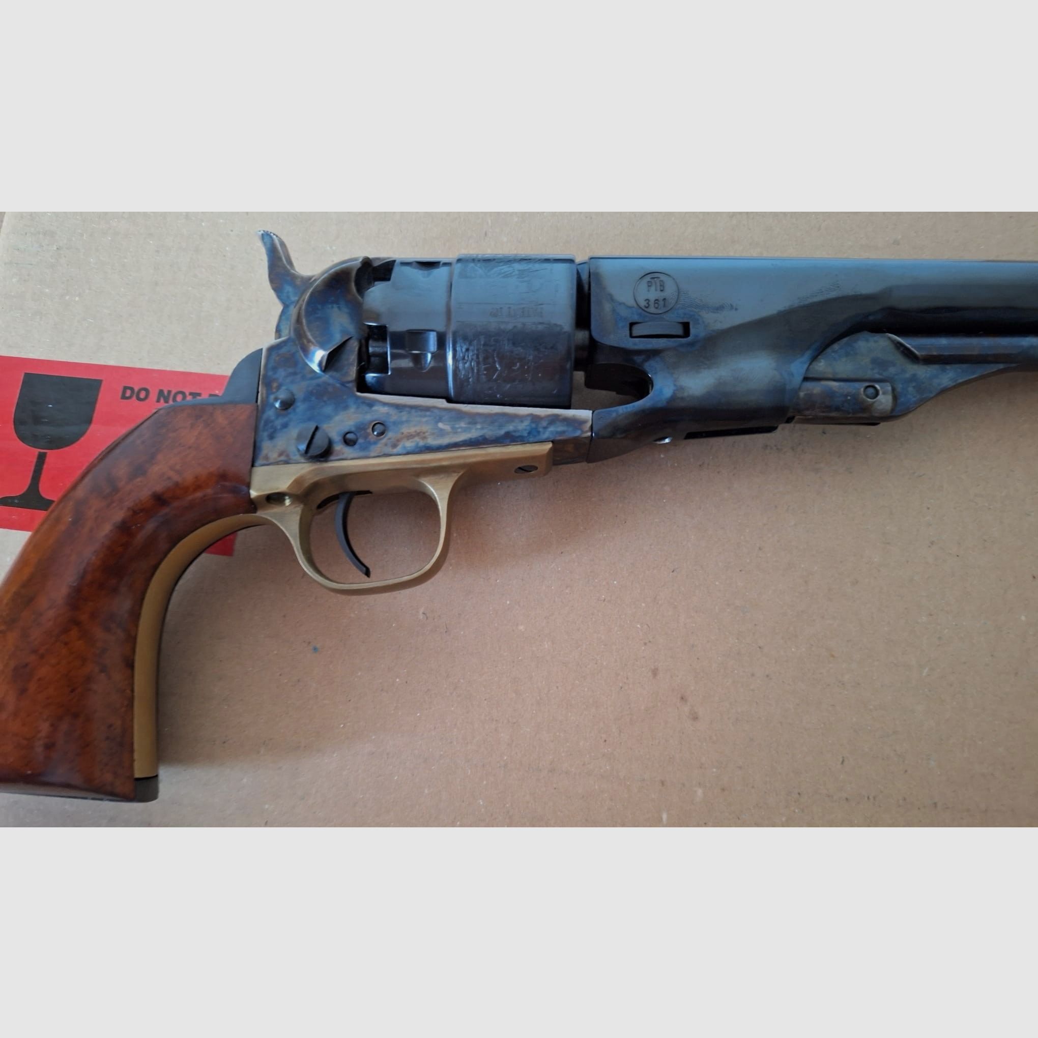 HEGE Western Revolver Navy 1851 langer Lauf 7,5 zoll PTB 361 9mm RK