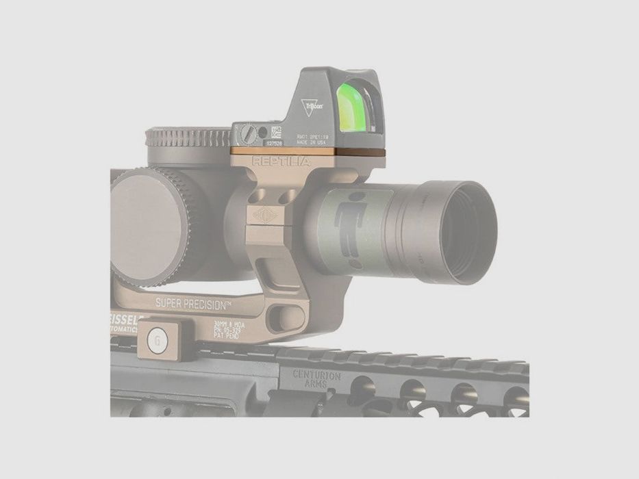 Reptilia Corp ROF-Riser 10 mm pour Trijicon RMR/SRO, noir