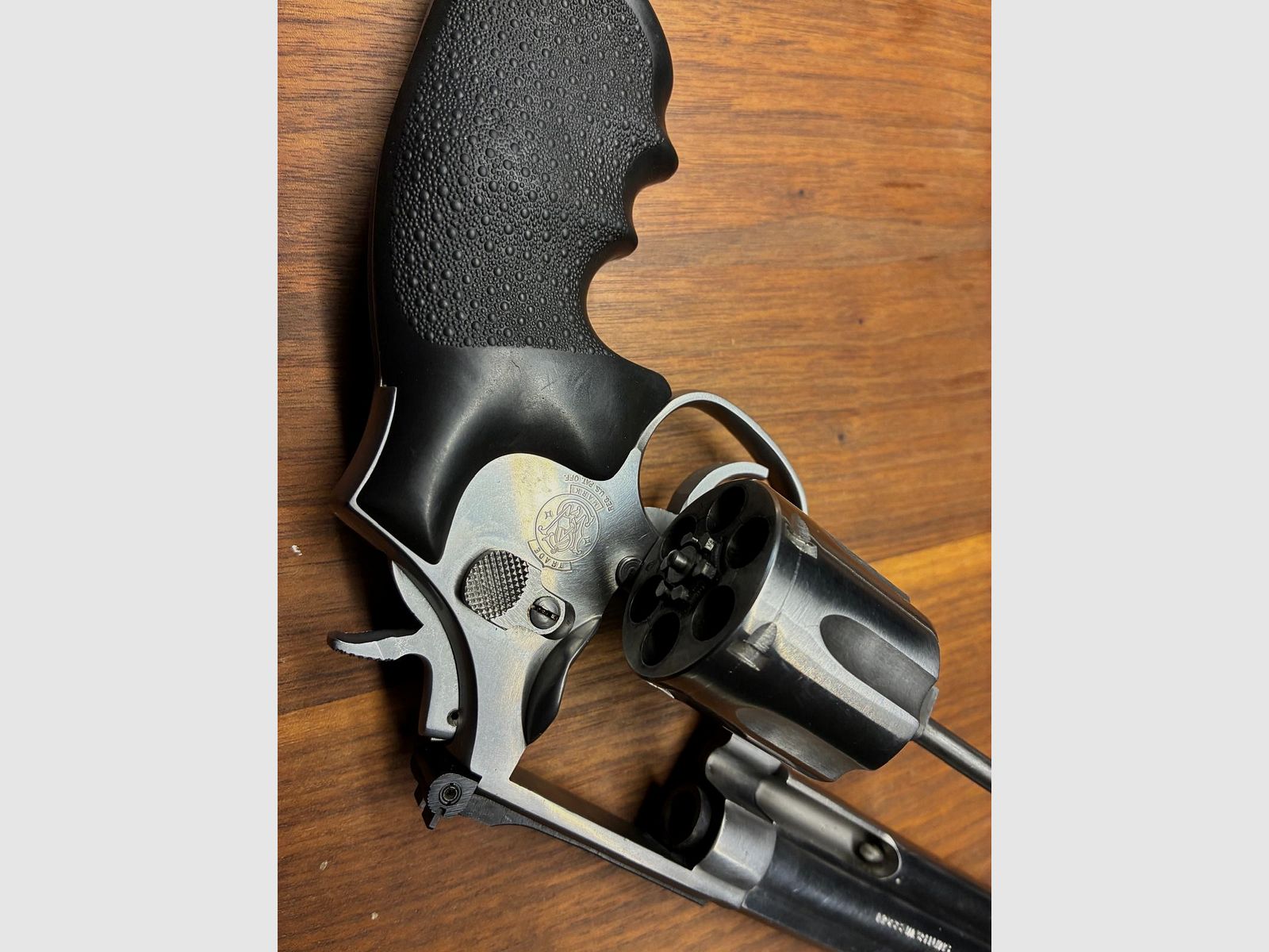 Smith & Wessen Revolver 686 Stainless 6" Lauf; neuwertig