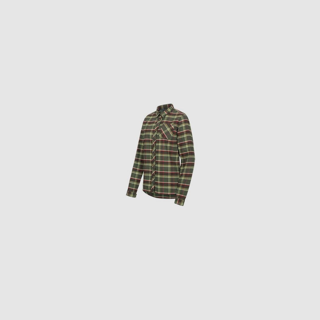 Blaser women's blouse Charlotte olive/red checked