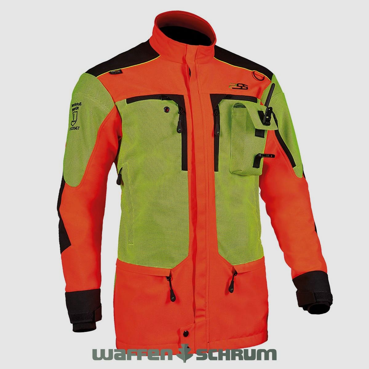 Chaqueta de protección para el campo X-Treme Amarillo/ Rojo neón