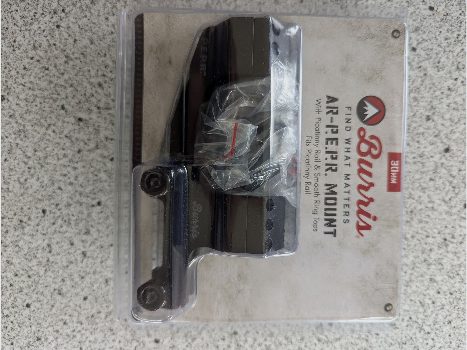 Burris AR-P.E.P.R. block mount with hex nut – 30 mm