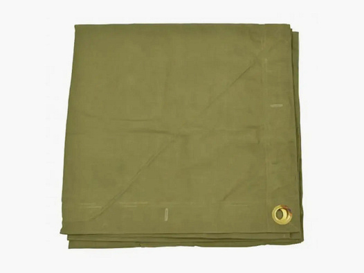 Armée roumaine Armée roumaine Tarp de tente olive usagé
