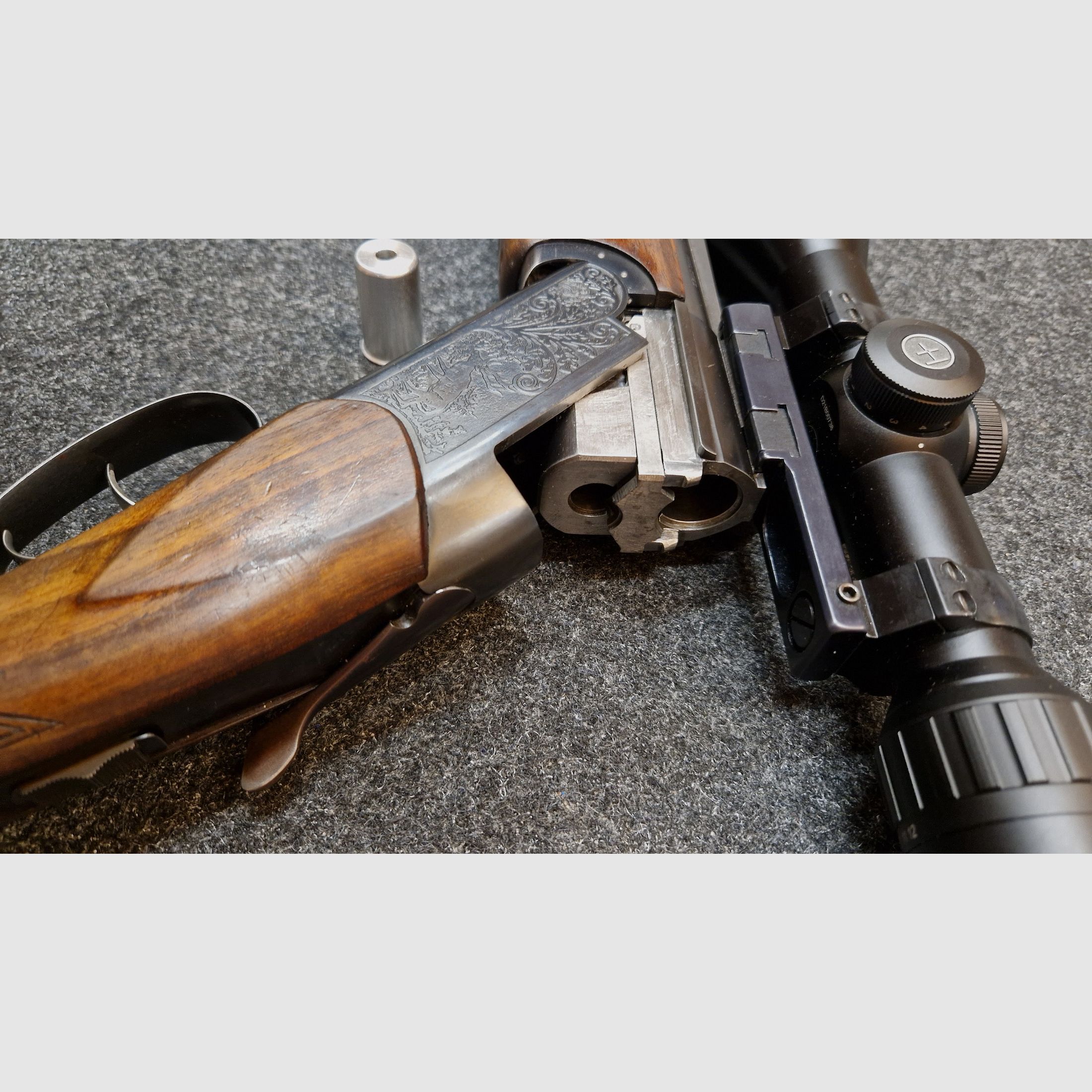 Bockbüchsflinte Brünner CZ 500 7x65R 12/70 Mod.502.3 (también conocida como ZH 500 o ZKW 500)