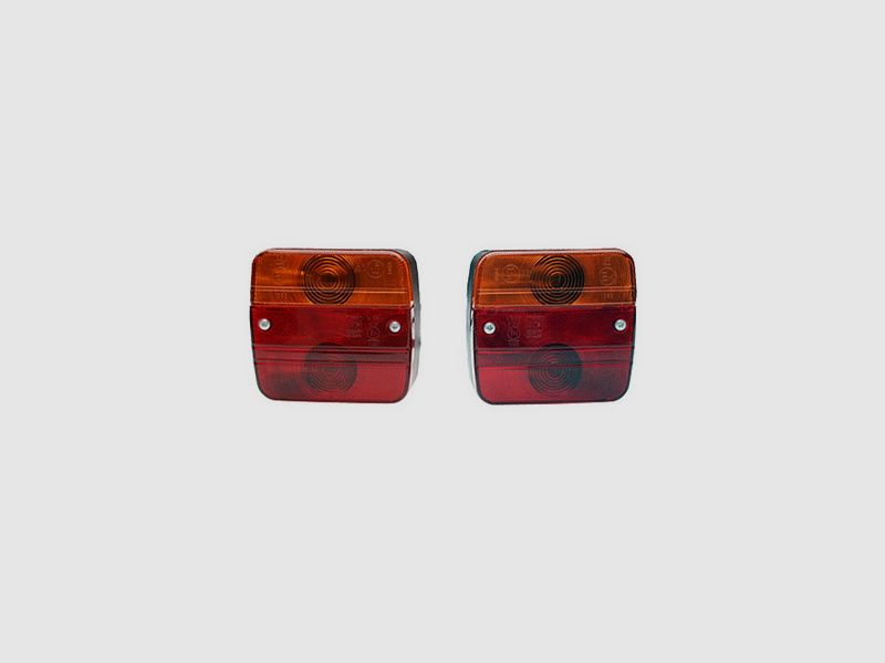 Lighting set for rear carrier