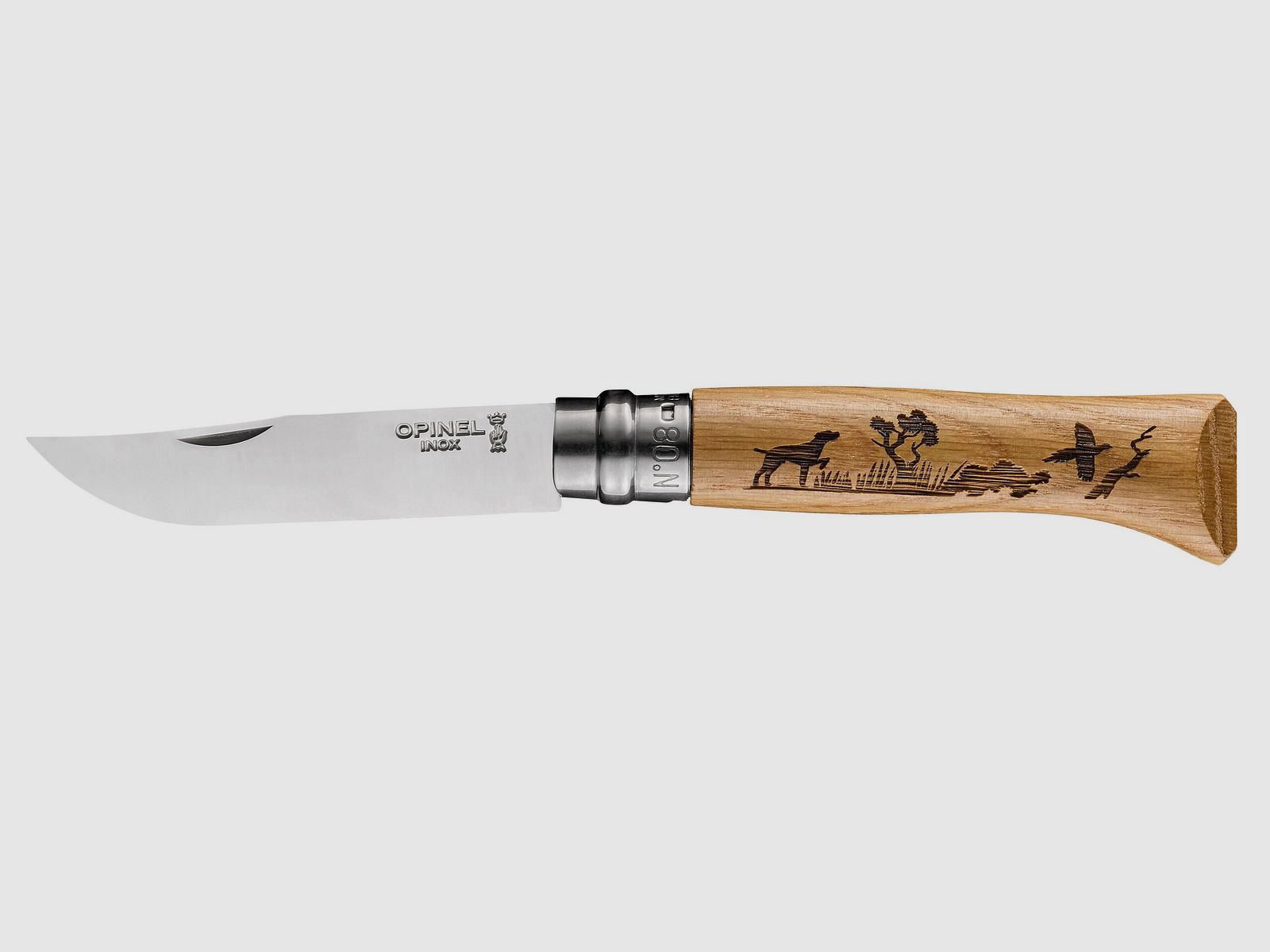 Opinel Messer Nr. 8 Animalia Hund