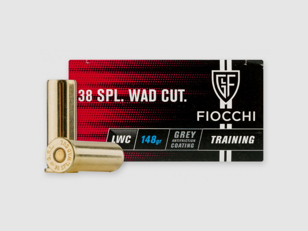 Fiocchi .38 Special 148 gr LWC 50 Stk.