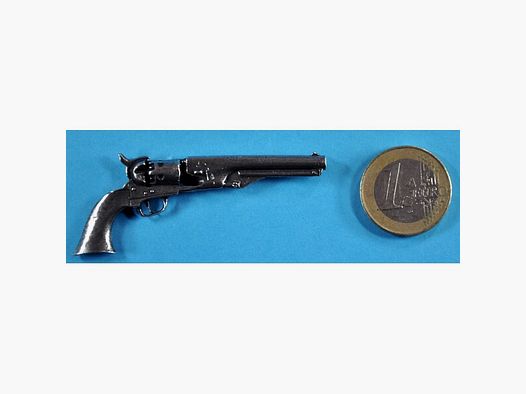 Vorderlader-Revolver Colt 1860 Army als Metall-Anstecker