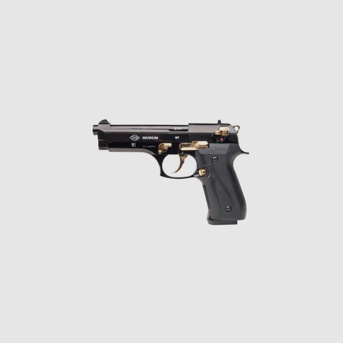 EKOL Firat Magnum Schwarz-Gold 9mm P.A.K. - Gas Signal - Schreckschusspistole