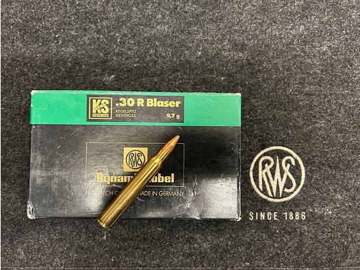 30R Blaser 18x RWS KS 9.7g and 31x DK 31 pcs