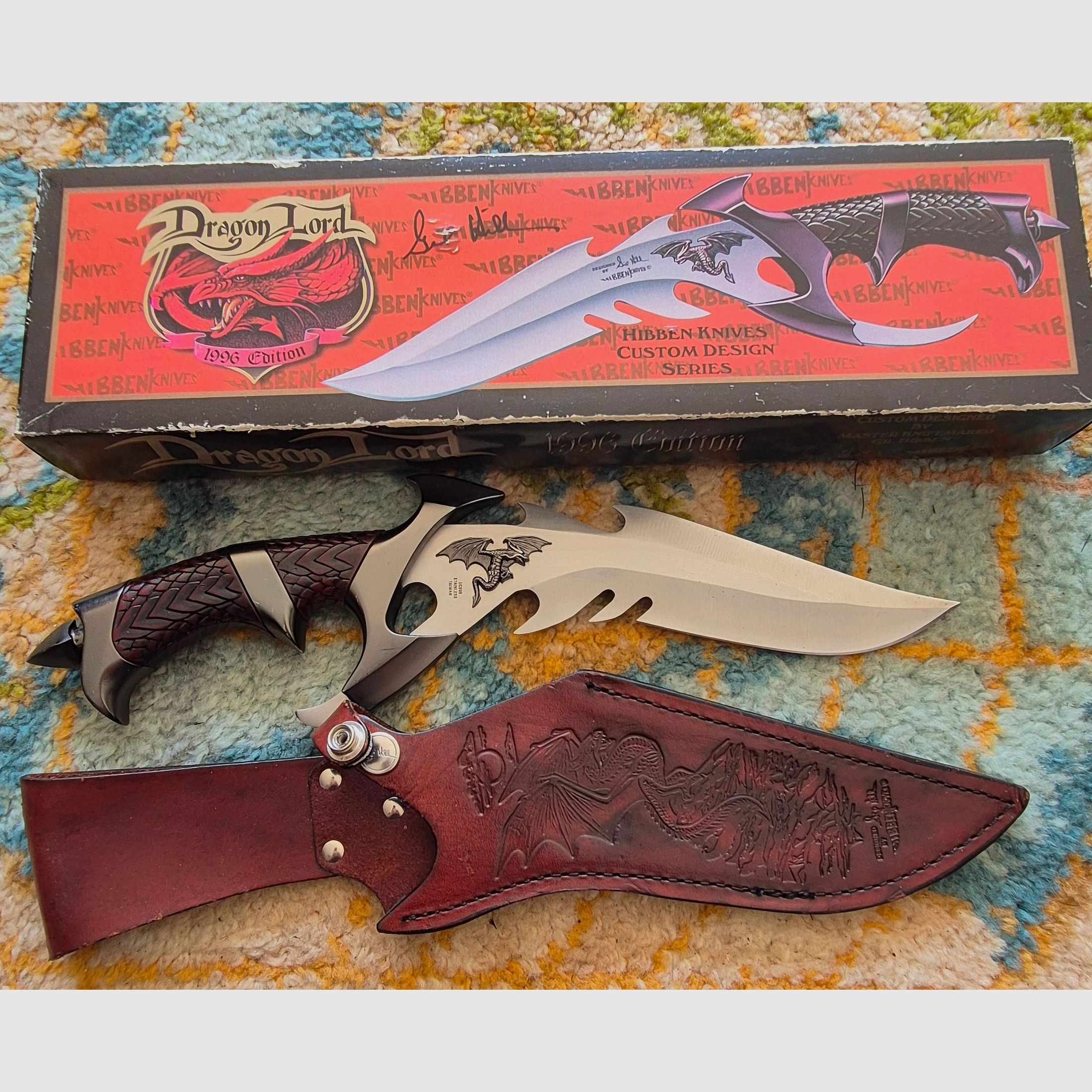 HIBBEN KNIVES COSTUM DESIGN SERIES Dragon Lord