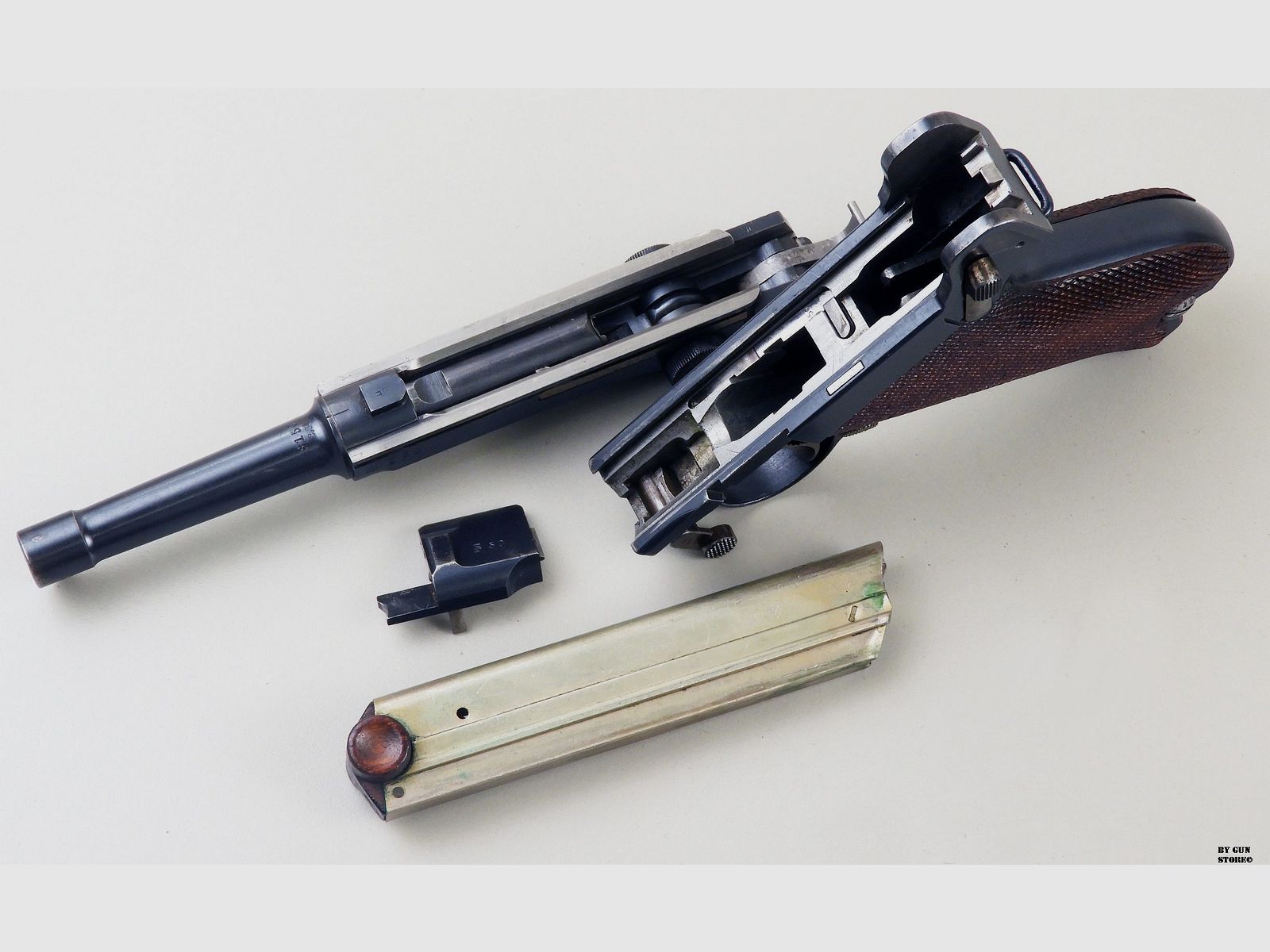 Pistole Erfurt mod. Luger P08 Kal. 9×19 matr. 8150, Bild 16 von 17