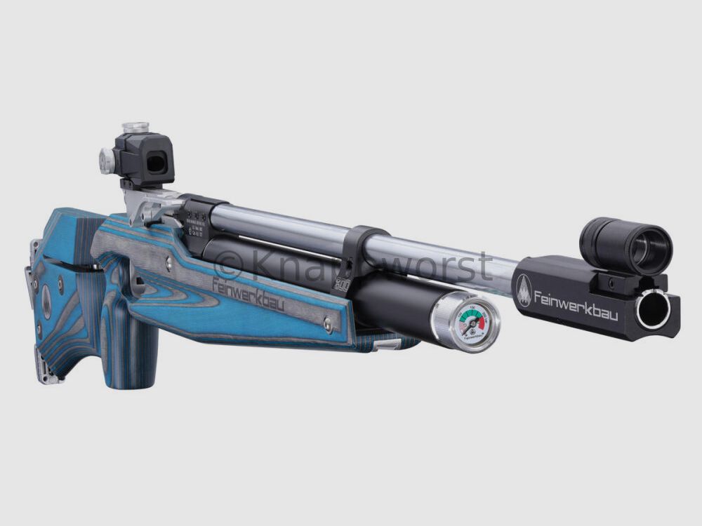 Feinwerkbau Feinwerkbau 800 Uniwersalny z laminowanego drewna jasnoszary/niebieski