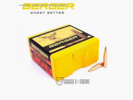 100 Geschosse BERGER Kal 6mm 108gr Elite Hunter