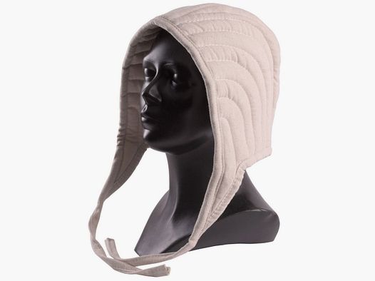 Cagoule médiévale à porter sous les casques