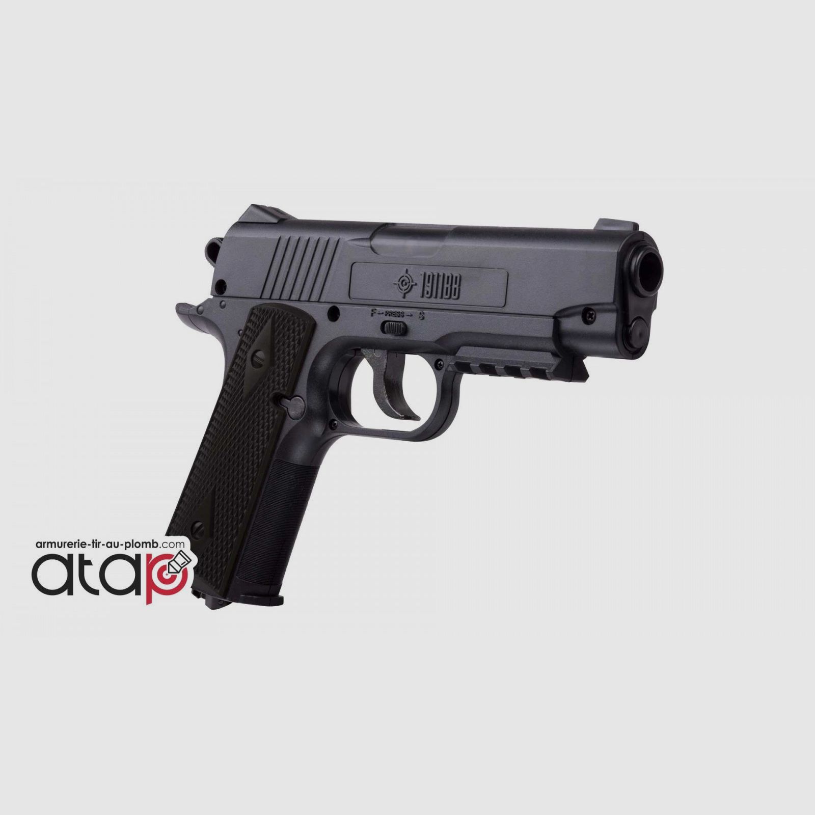 Crosman 1911 CO2-Pistole mit Stahlkugeln, Bild 2 von 4