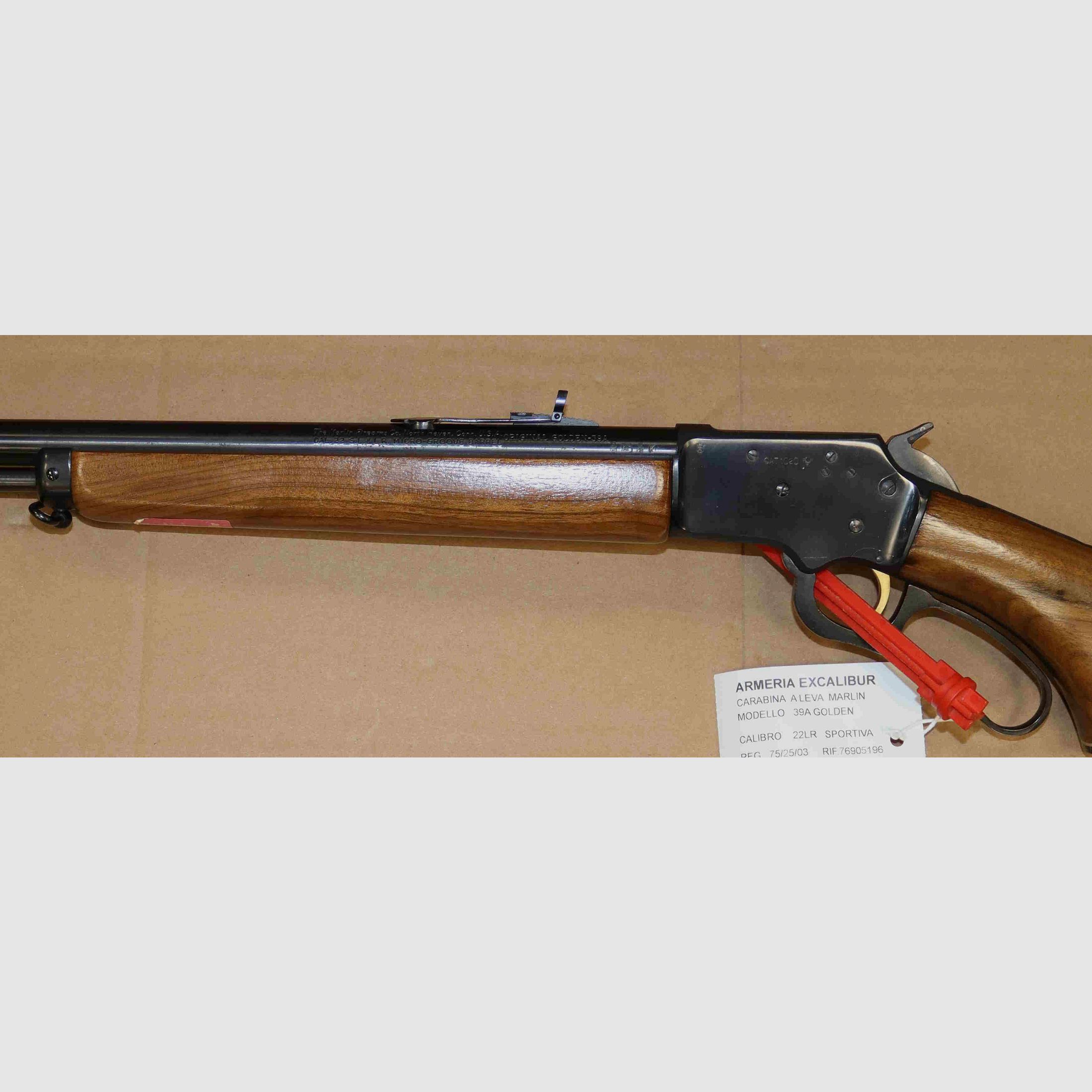 Marlin Model 39 Golden Lever Action Rifle Caliber .22 LR, image 3 of 11