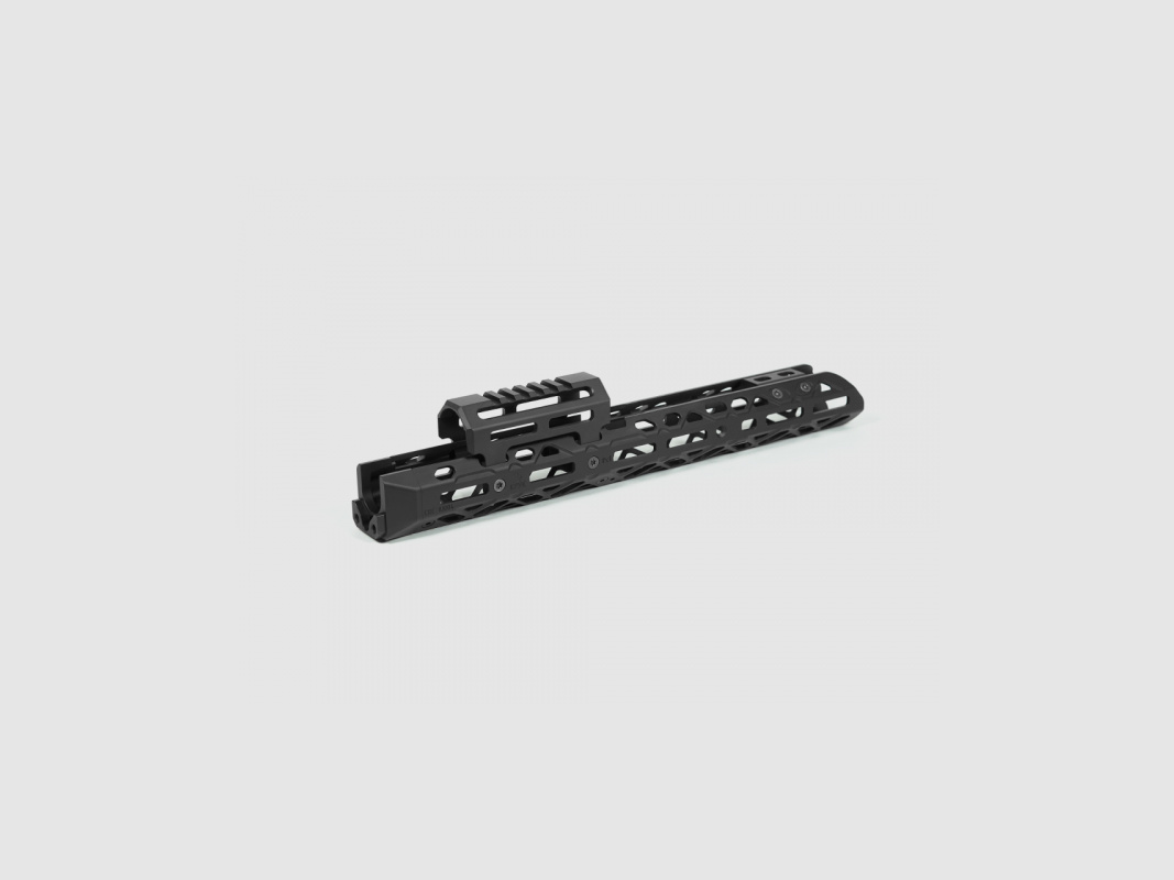 KPYK Langer AK M-LOK Handschutz mit kurzem Gasrohrcover CRC 1U004A Black Schwarz