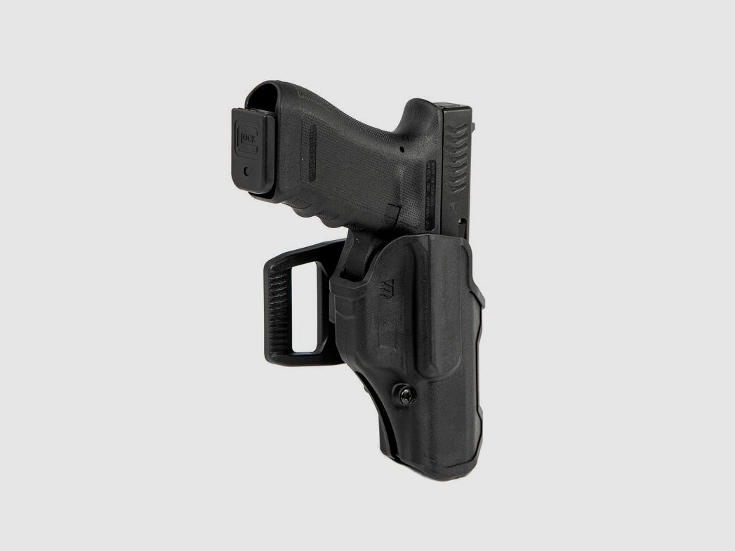 BlackHawk – Pistolenholster T-Series™ L2C / Non Light Bearing / Pistole Glock 19/23/26/27/32/33/45 (non Gen 5 40) / schwarz / rechtshand, Bild 2 von 5