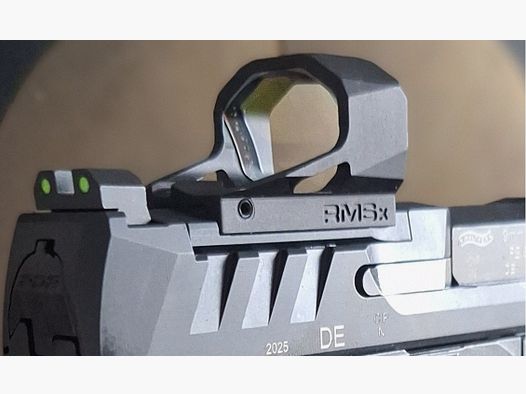  Shield Adapterplatte  für Walter PDP Gen2 / für RMS, RMSc, RMSx  XL lens