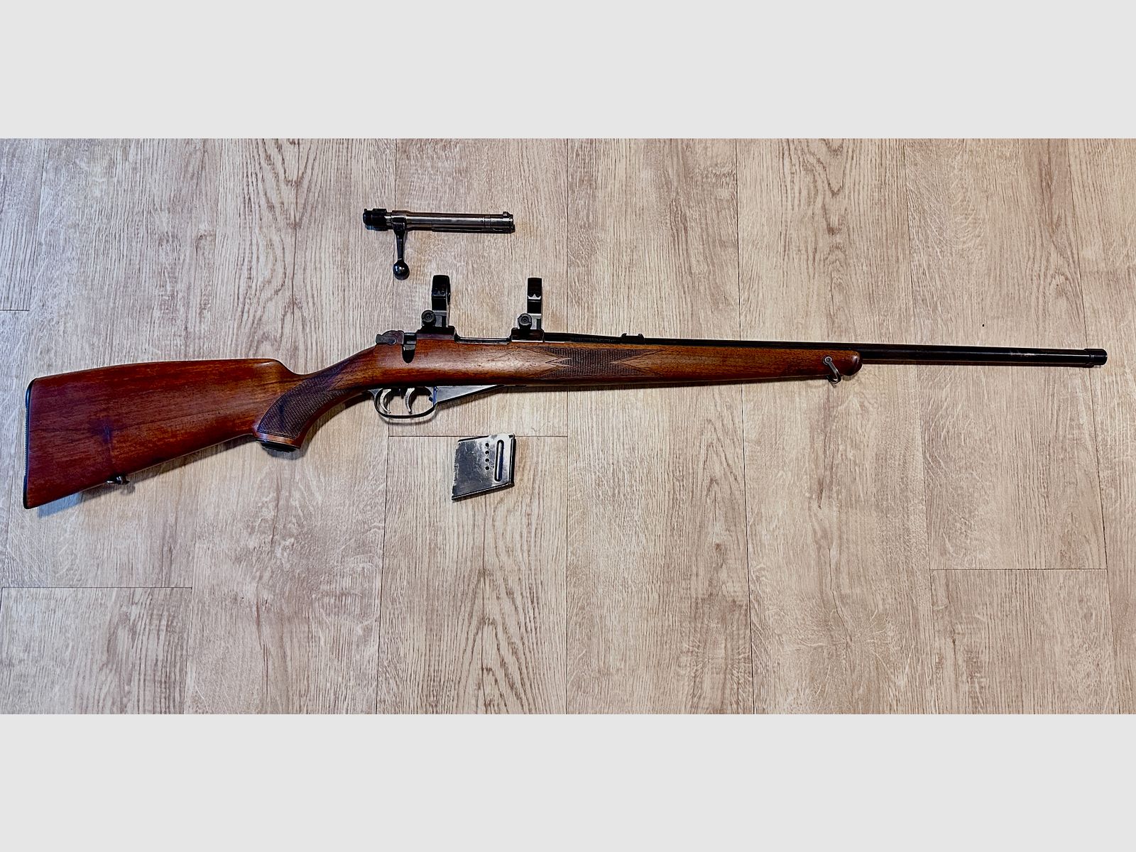 Krico Mod. 600 .222 Rem. con disparador alemán - año de fabricación 1957 - pieza de colección