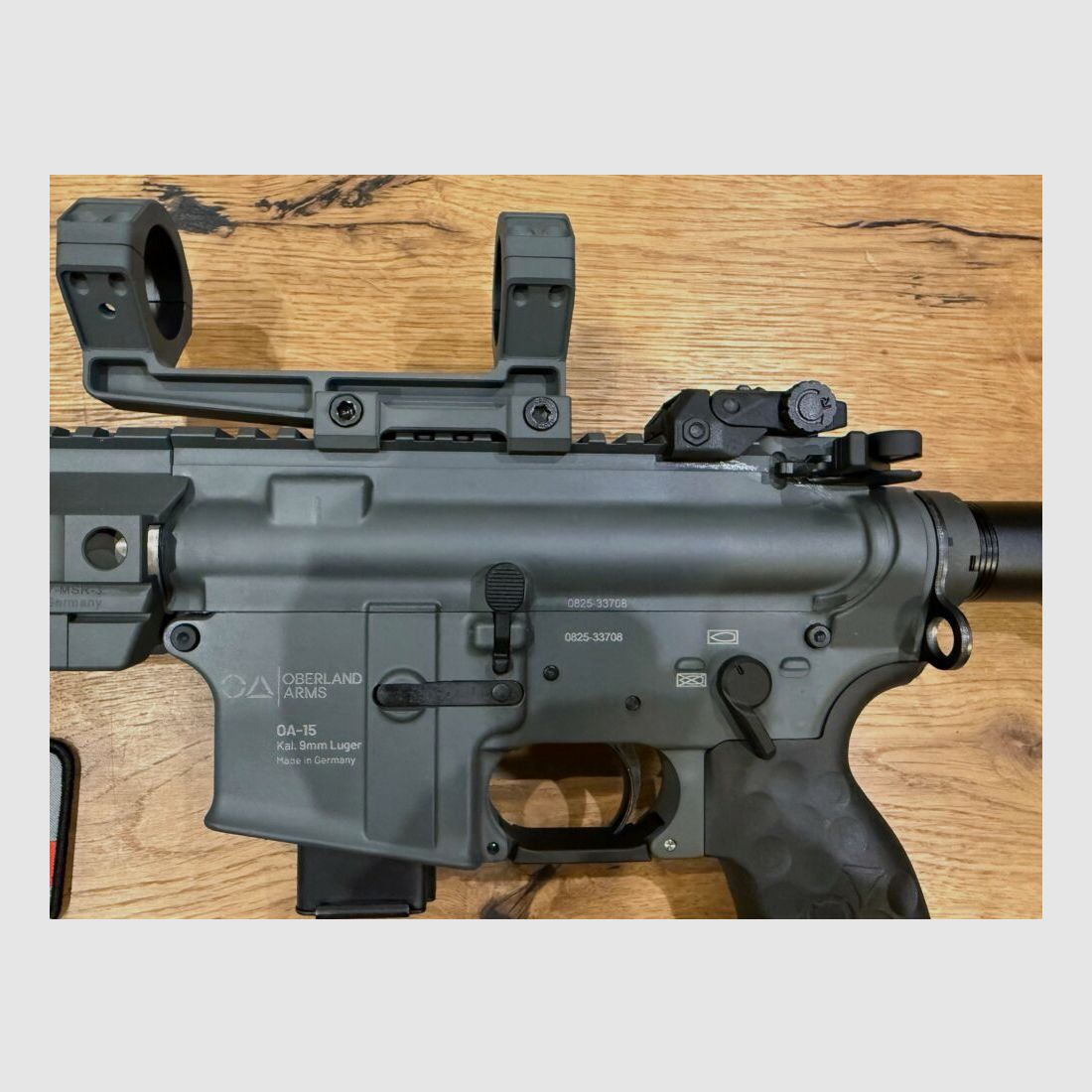 Oberland Arms OA-15 PR M9 Short 12" Heavy Barrel battleship grey