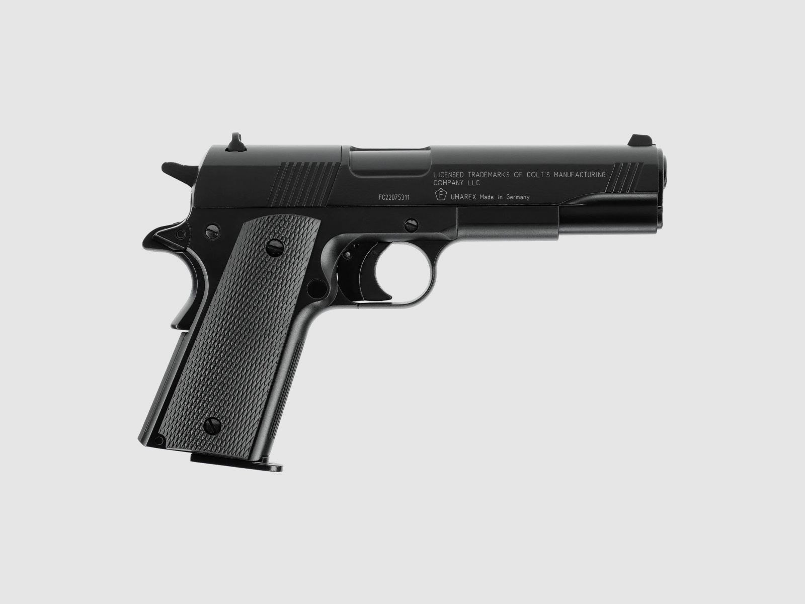 COLT Government 1911 A1 CO2 Luftpistole 4,5mm Diabolo < 3,0 J Schwarz
