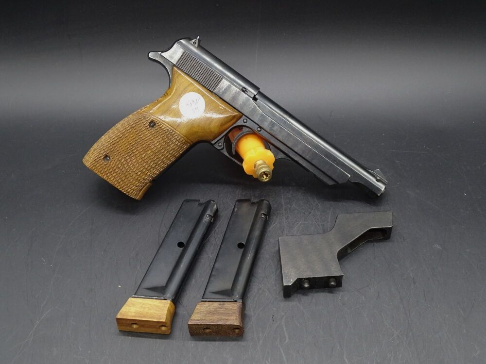 Norinco Olympia TT Kaliber .22lr 2x Reservemagazine & Laufgewicht Olympia TT