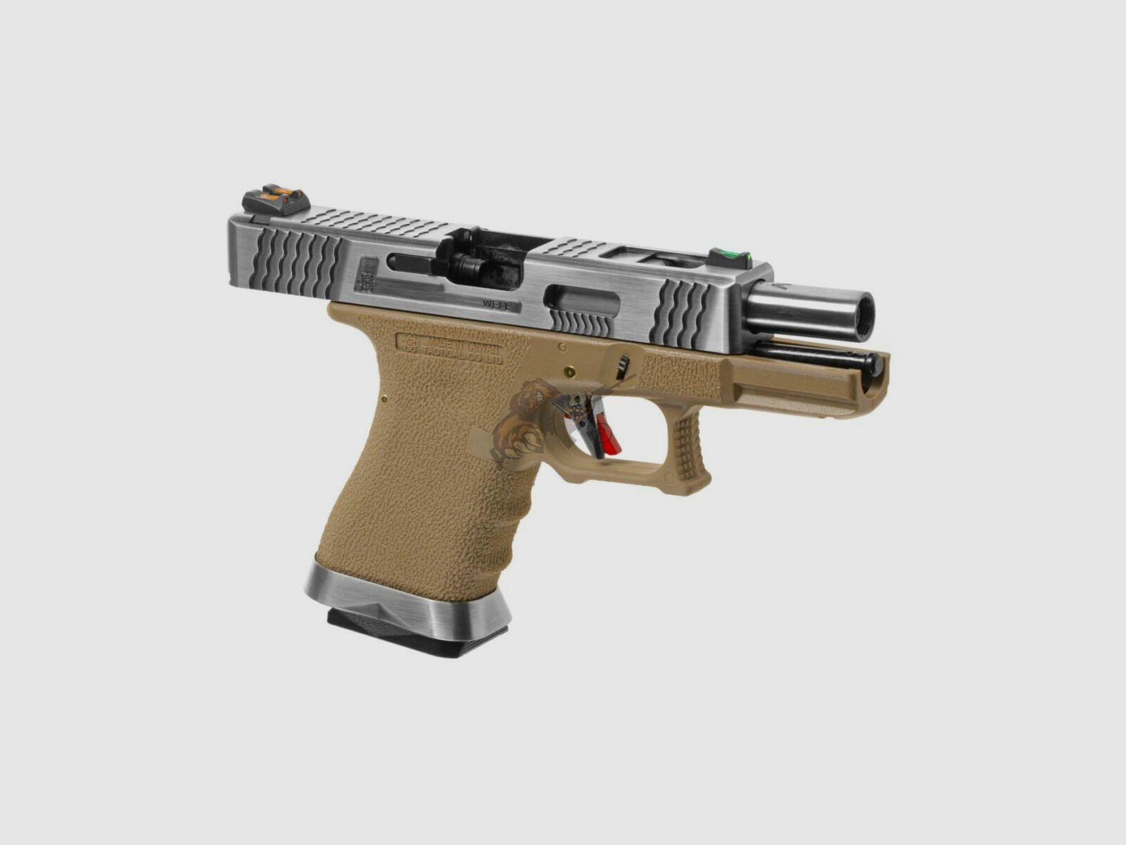 WE Custom 19 Metall Version Dual Tone Desert GBB -F-, Bild 3 von 9