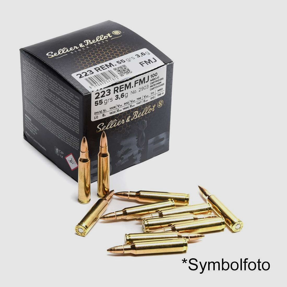 Büchsenpatronen Sellier & Bellot 300 AAC FMJ Schüttpackung Subsonic, Bild 1 von 7