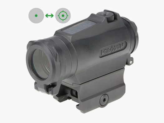 Holosun Reflexvisier HE515C-T-GR mit grünem Wechselabsehen: 2MOA Dot & 65MOA Circledot