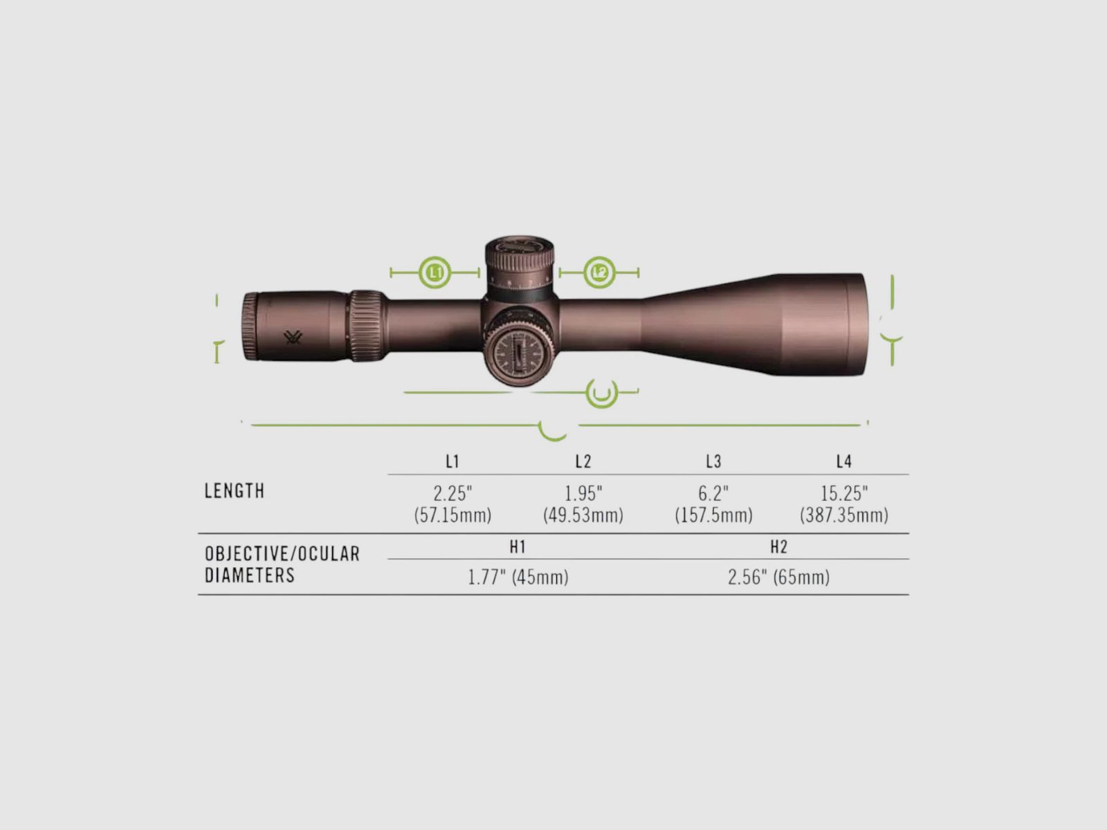 Vortex Razor HD Gen III 6-36x56 FFP MRAD