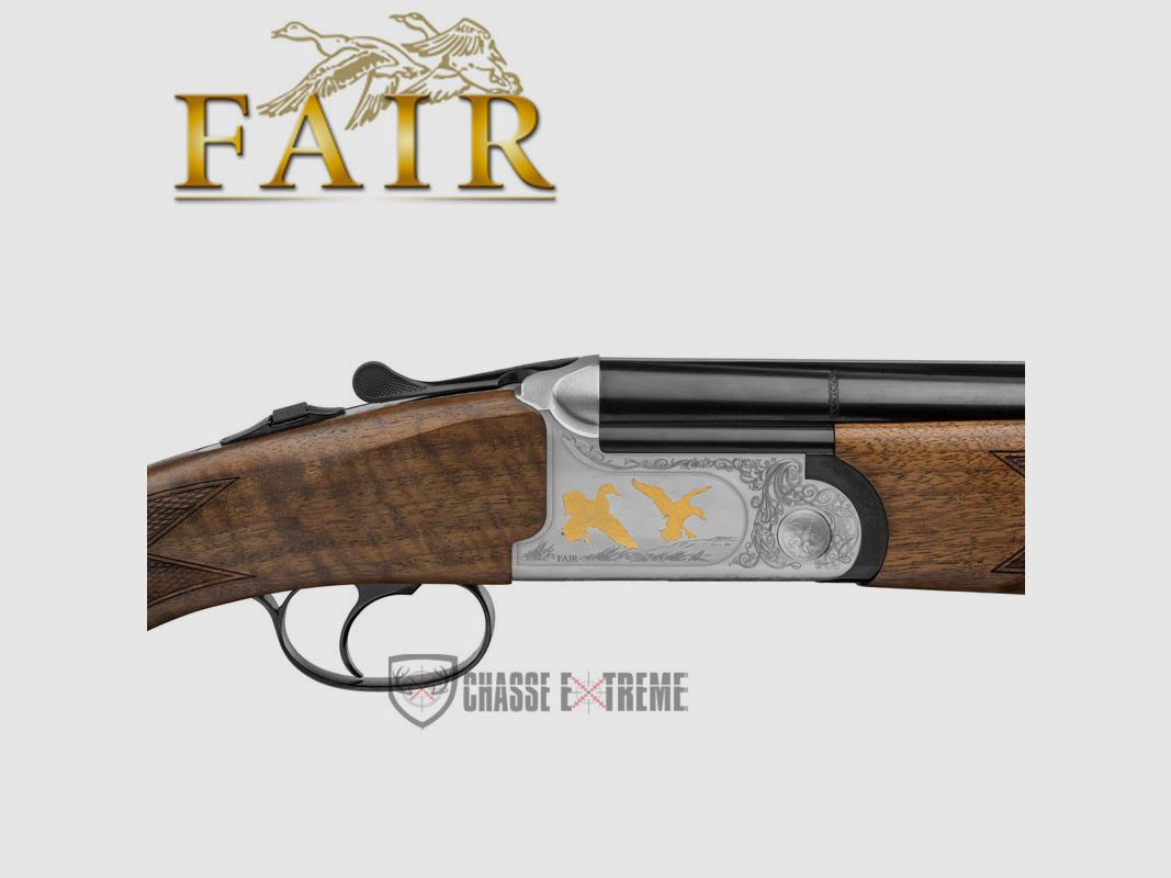 Flinte FAIR Classic Stahl Extractor - Silberne Bascule Feste Chokes Kal. 12/76 71cm, Bild 3 von 9